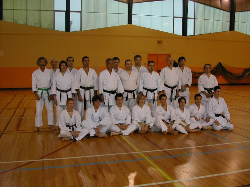 Ussel karate : tage des 11, 12 et 13 Novembre 2005 avec Maître Hidetoshi Nakahashi